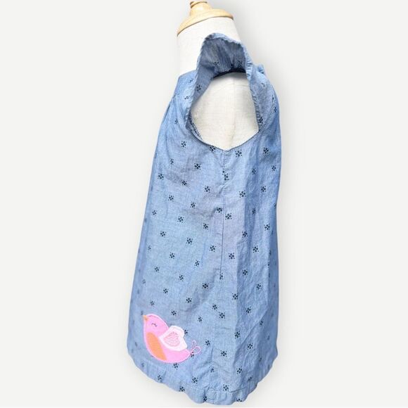 Carter’s Just One You Girls Flutter Sleeve Bird Embroidered Dress. 18 Months. - Picture 3 of 7